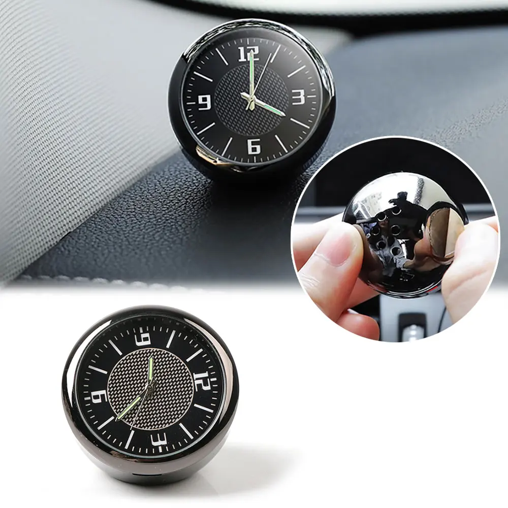 

Car Clock Ornaments Auto Watch Air Vent Outlet Clip Mini Decoration Automotive Dashboard Time Display Clock In Car Accessories