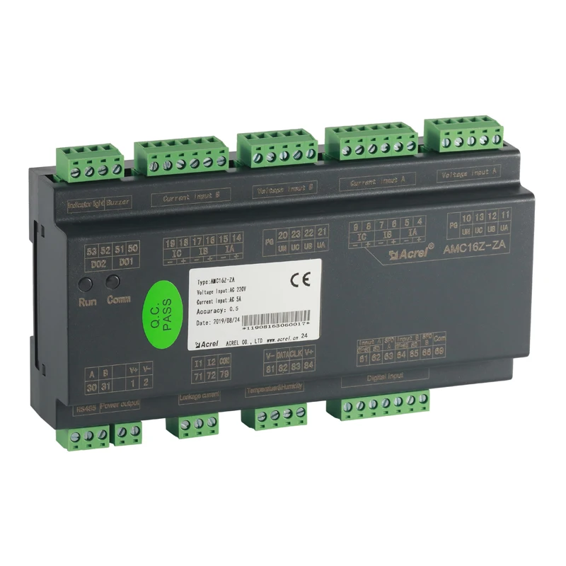 

AMC16Z-FDK24 two-way DC outlet total 24 branch full electric parameter and switch value status for power solution