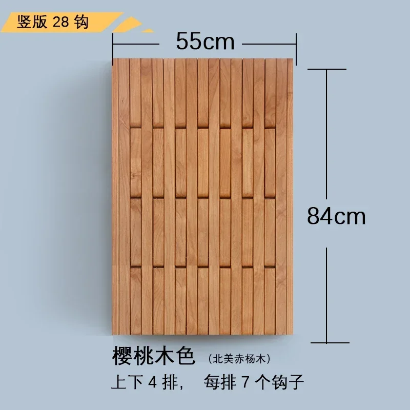 

Деревянная настенная вешалка