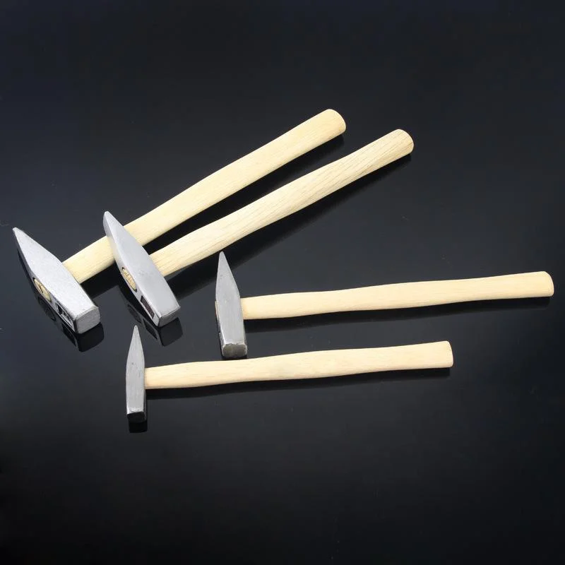 Mini-Holzgriff-Werkzeuge, Holzgriff, Monteur, Entenschnabelhammer, flacher Kopf, Blech, Haushalt, klein – Detail 4