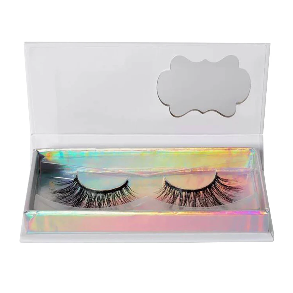 

10pcs Lashes Care False Eyelashes Packaging Box Container Grafting Cosmetic Empty Rectangle Transparent Lid Storage Case DIY