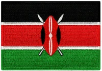 kenya flag embroidered iron on patch african country emblem africa kenyan new %e2%89%886 54 5cm