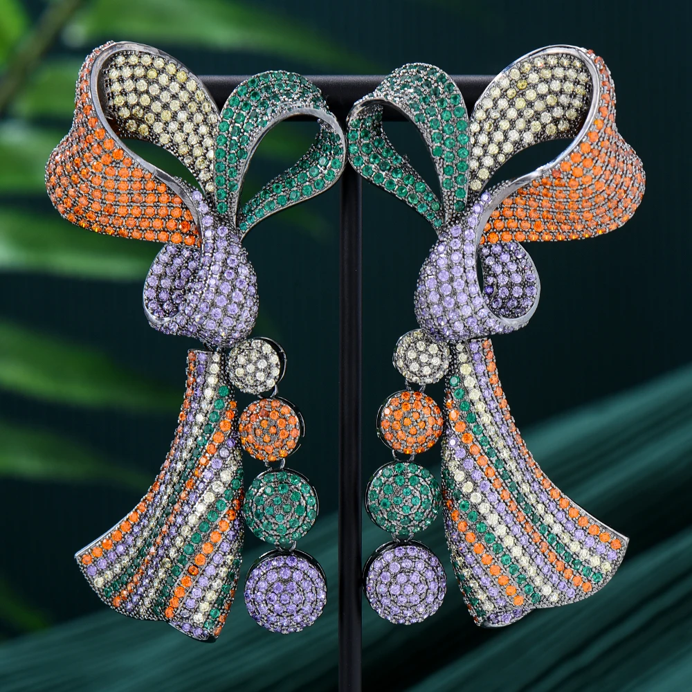 Missvikki новые роскошные большие серьги в Дубае для женщин Свадебная вечеринка