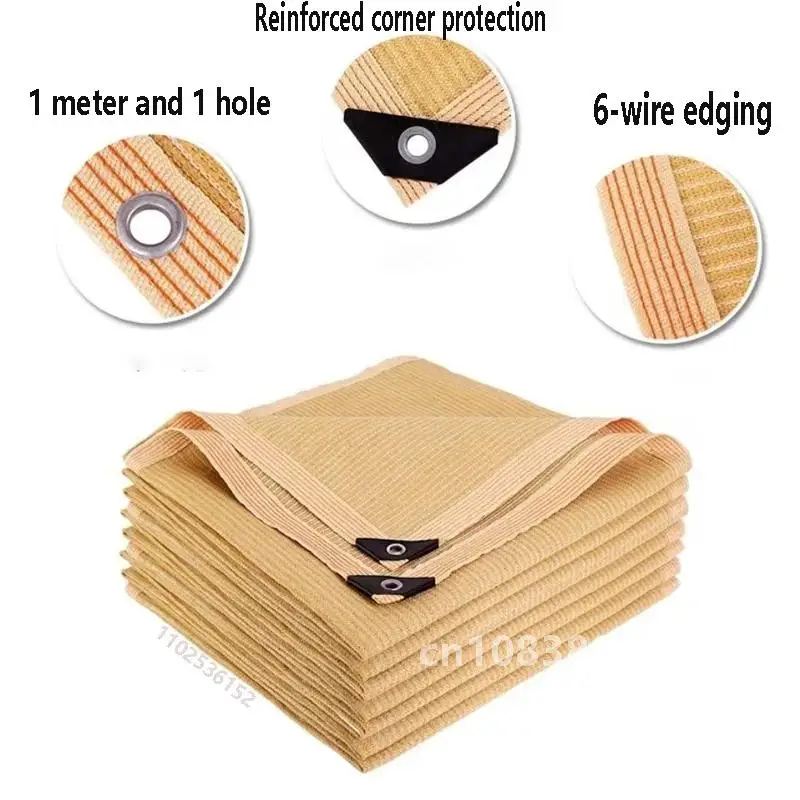 Солнцезащитная сетка из полиэтилена высокой плотности для сада защиты от