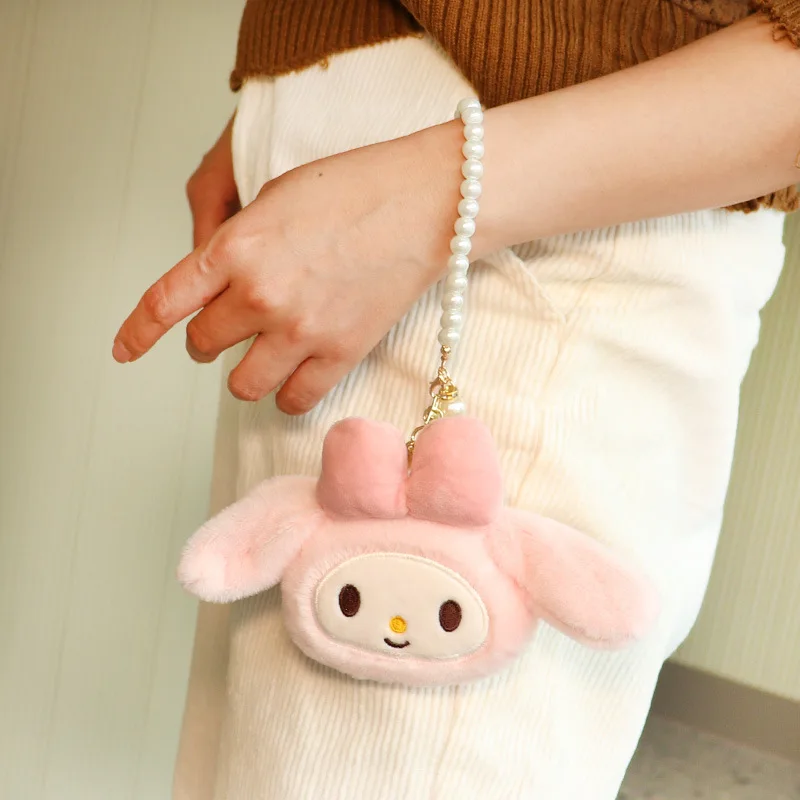 Подвеска плюшевая Sanrio японская кукла Kulomi Cinnamoroll My Melody брелок подвеска для пар