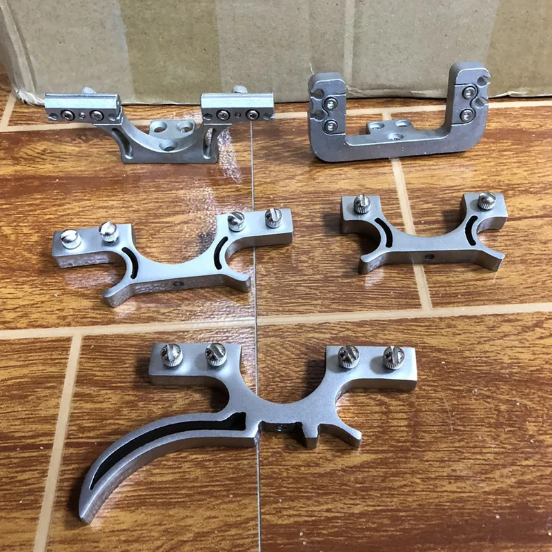 

Stainless Steel Slingshot Bow Head Straight Rod Telescopic Folding Catapult Accessories Outdoor Hunting Shooting Tool