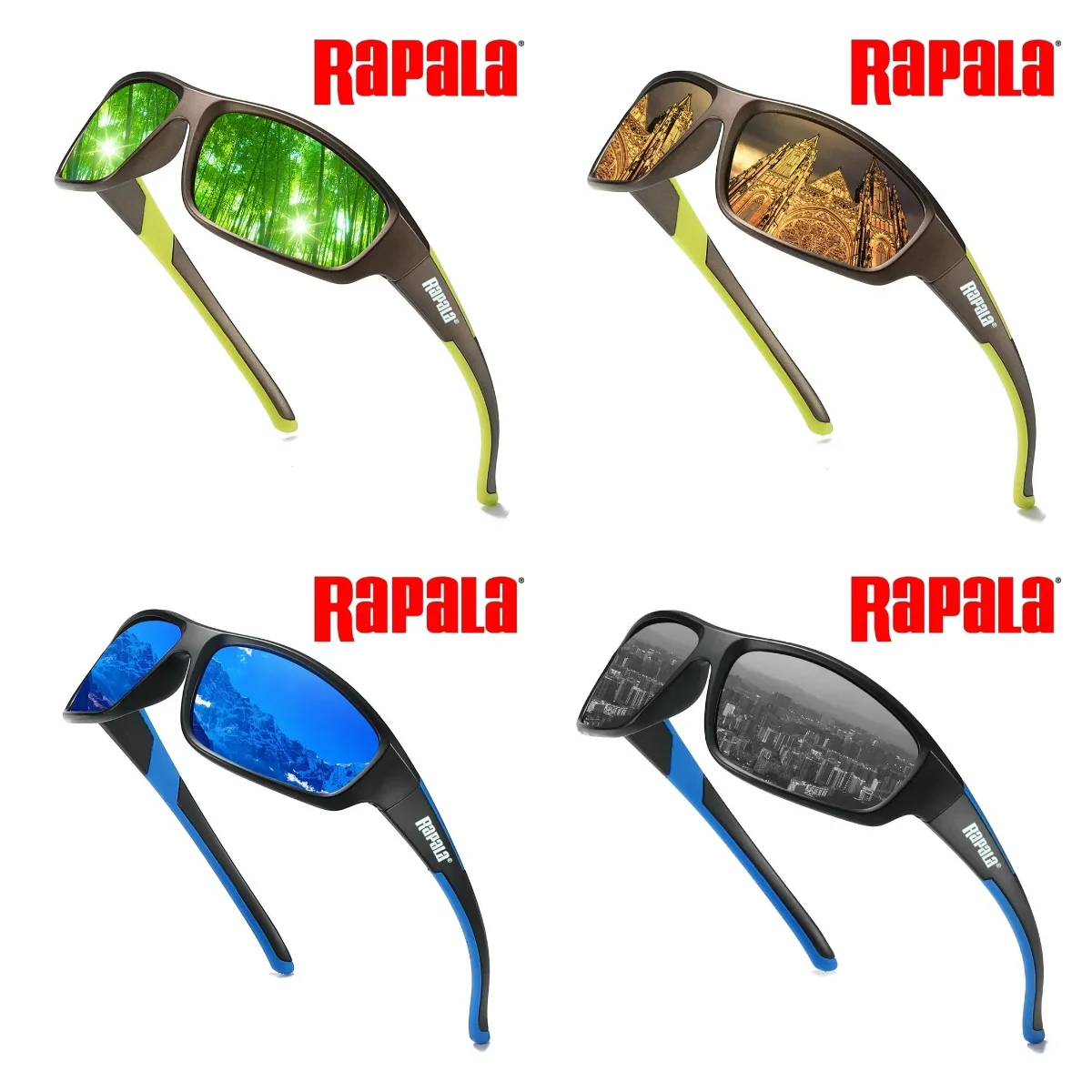 Новые оригинальные поляризационные солнцезащитные очки Rapala 2026 для мужчин: для рыбалки, вождения, туризма. Классические мужские очки с защитой UV400. Модный тренд. (art.: 3920d8a2e8b67) - 3920d8a2e8b67