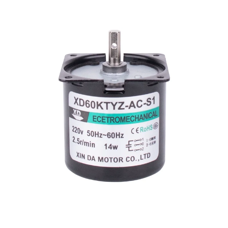 

Синхронный двигатель 60KTYZ 220В 14Вт