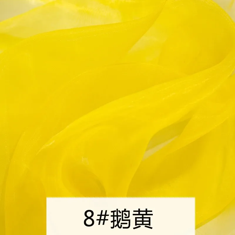 6 метров ткань из органзы с вышивкой прозрачная свадебная одежда шелковая