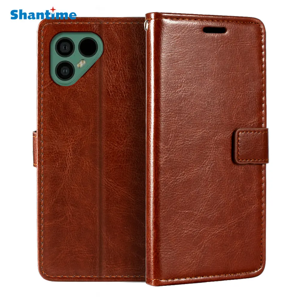 

Case For Fairphone 4 Wallet Premium PU Leather Magnetic Flip Case Cover With Card Holder And Kickstand For Fairphone 4