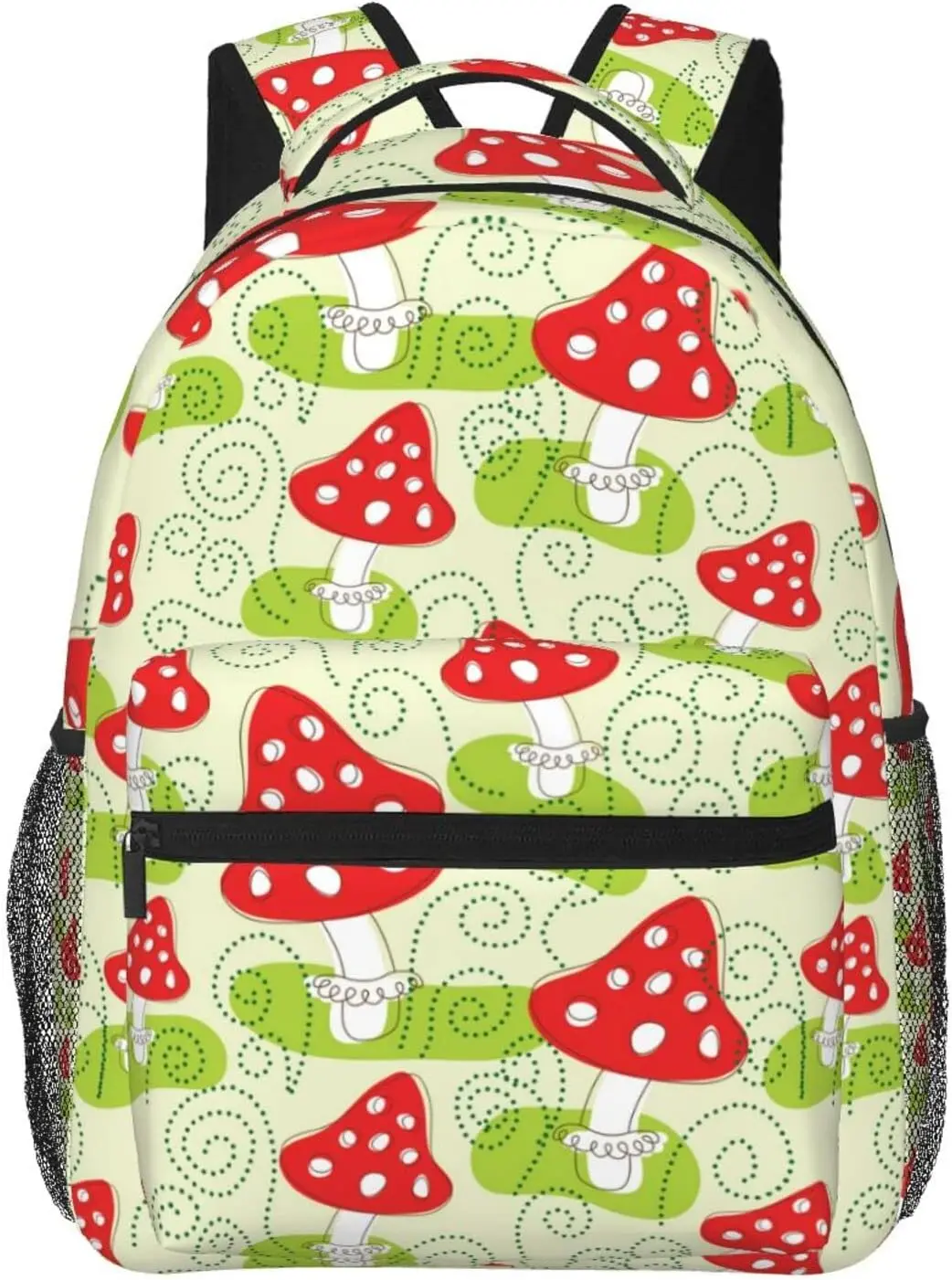 

Mushroom Backpack Adjustable Shoulder Strap Bookbag Casual Daypack Lightweight Backpack for Adults