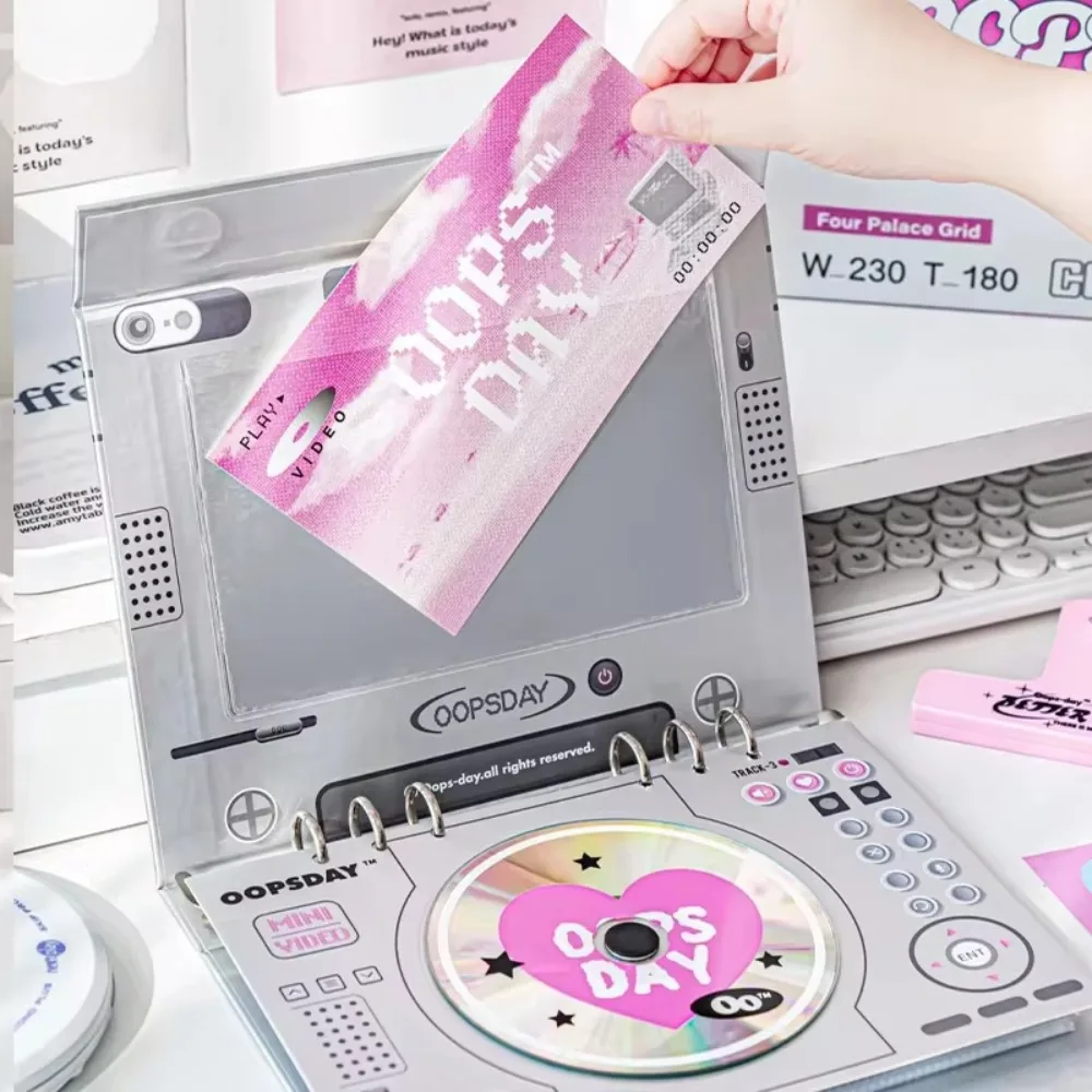 3-дюймовый ретро-альбом для DVD-карт CD/DVD женский стиль 2K держатель фотокарт