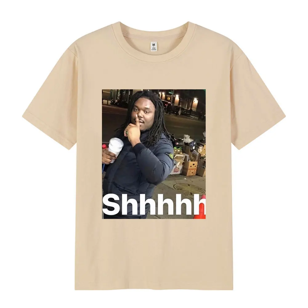 Фото Футболка с рисунком Lucki Shhhhh Slayworld Opium Twizzy Rich KanKan, футболки для мужчин и женщин, хлопковые повседневные футболки большого размера с короткими рукавами №4