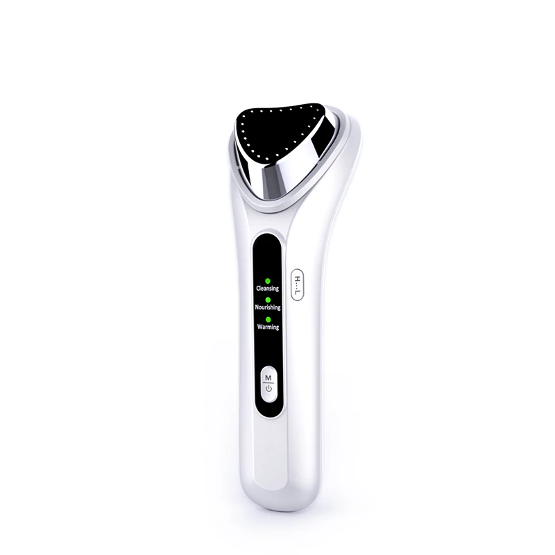 

Ultrasonic Face Lifting Warm Hot Therapy Massager Sonic Ion Vibration Clean Moisturize Wrinkle Removal Skin Tightening