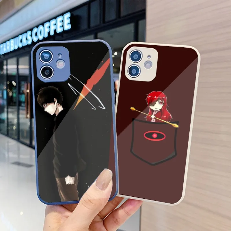 

Чехол для телефона с изображением аниме башни для IPhone 14 13 12 11 Pro Max X XR XS 8 7 Plus, цветной чехол из жидкого стекла