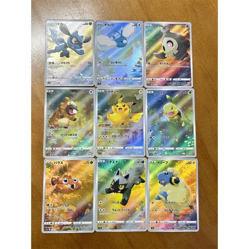 

Pokemon Card Flash Japen Game Collectibles Anime Gift Vmax GX Bronzing Pikachu Rare Battle Trainer Children Toy Kid DIY Cute