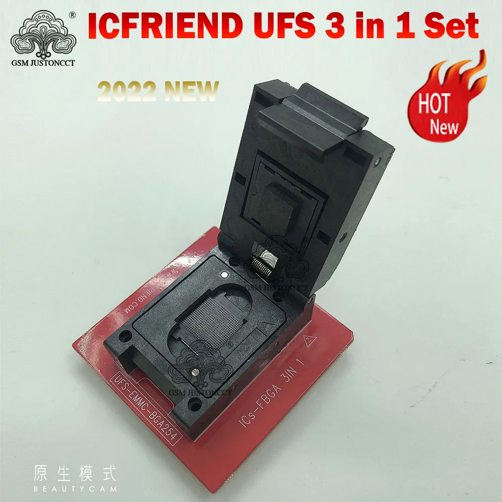 Новинка 2022 оригинальные UFS разъем адаптера ICFriend ICs-UFS 3 в 1 поддержка BGA254 BGA153 BGA95 для