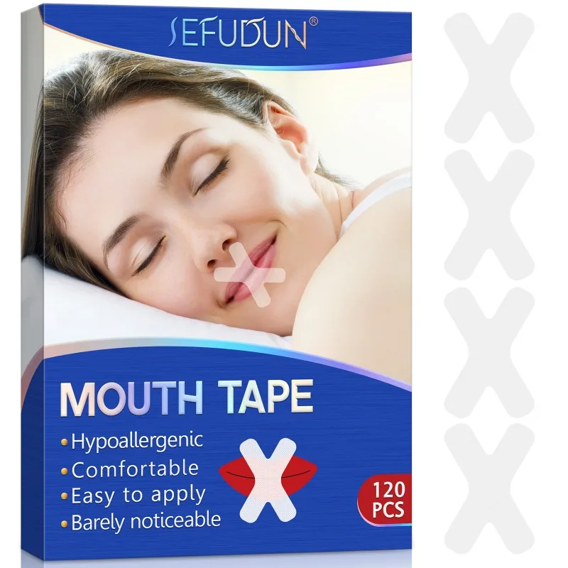 

Pack of 120Pcs Sleep Strip Mouth Tape for Snoring Better Nose Breathing Improved Nighttime Sleeping Less Mouth Breath and Snore