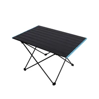 outdoor portable aluminum alloy folding table camping booth table multi purpose picnic barbecue aluminum plate table