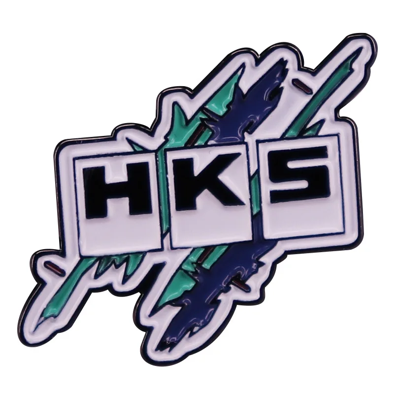

Hks Power Skylines Racing Enamel Brooch Pin Brooches Lapel Pins Badge Denim Jacket Jewelry Accessories Fashion Gifts