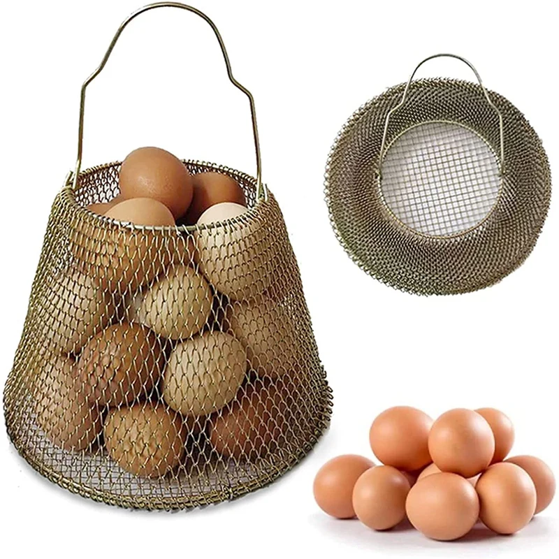 

Egg Basket, Collapsible Mini Egg Storage For Fresh Eggs - Can Easily Load Eggs For Carrying And Collecting Eggs