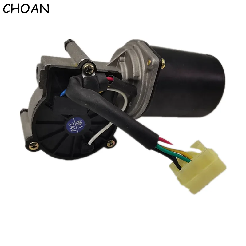 

21N6-00240 21N6-01280 21N6-01281 24V Wiper Motor for Hyundai R220-7 R210LC-7 R250LC-7 R290LC-7 R140W7 R110-7 Excavator Parts