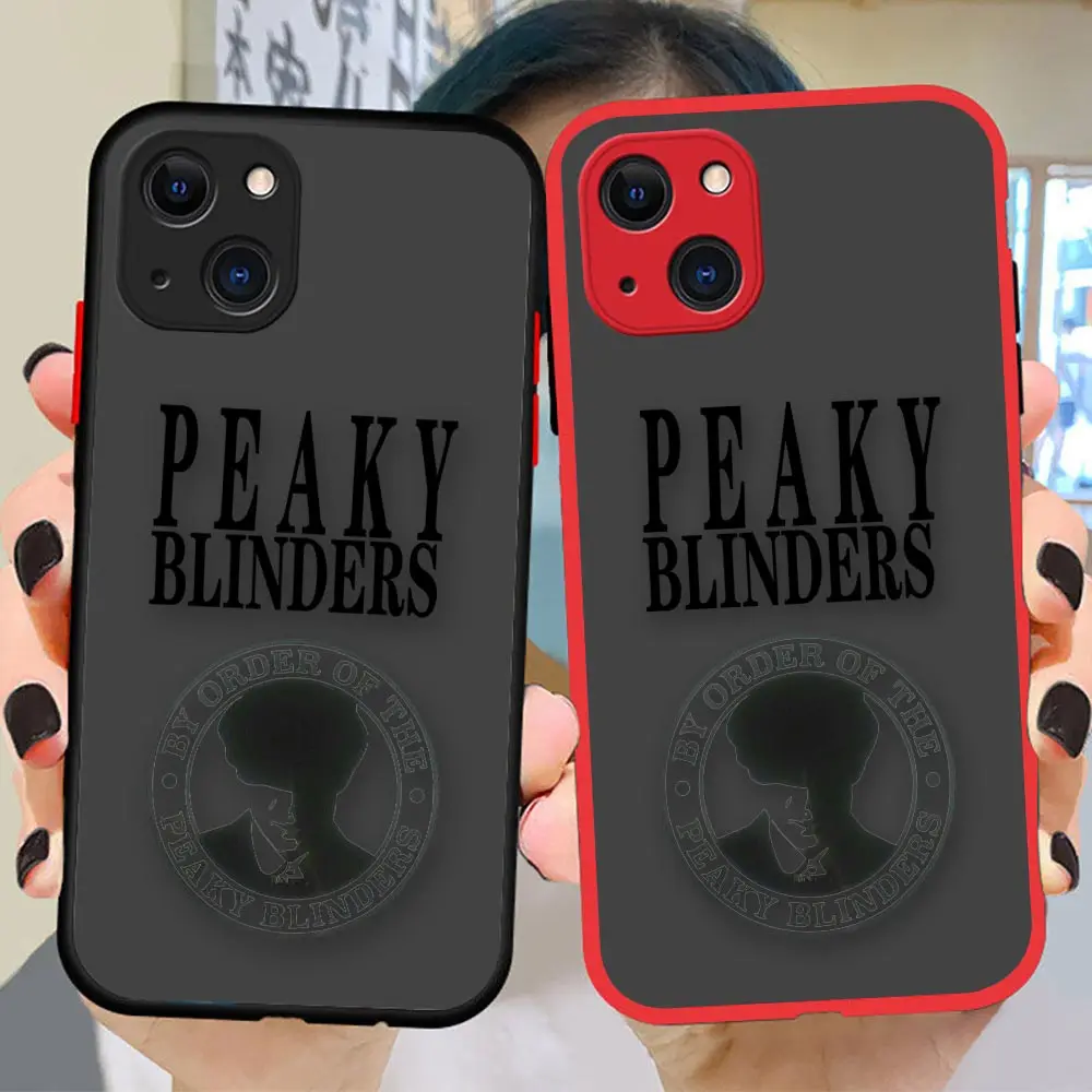 

Thomas Shelby Peaky Blinders Matte Funda Coque Case For iPhone 14 13 12 11 Pro Apple XR XS X 8 7 6s Plus Max Mini Para Capa Case