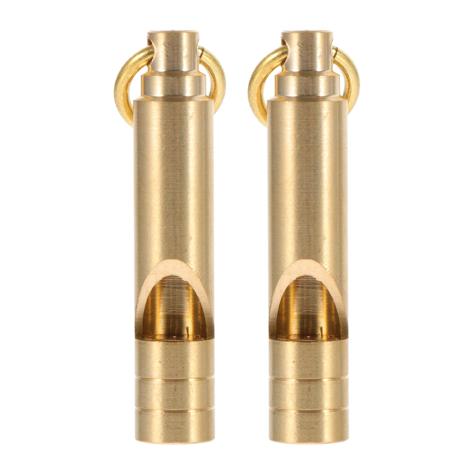 2 Pcs Water Proof Manual Vintage Brass Whistle Barbell Pad for Hip Thrust Referee Survival