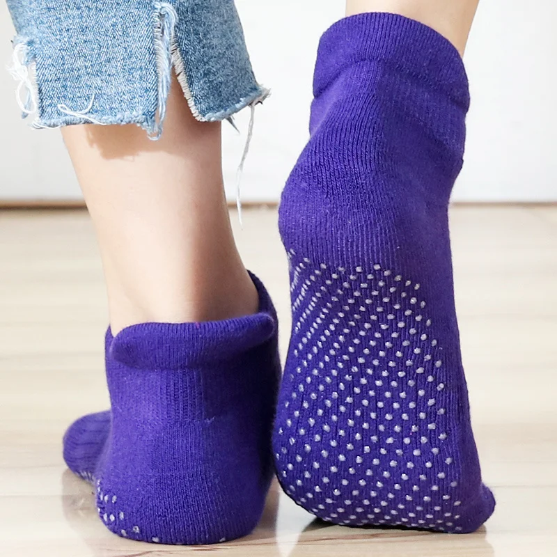

Pilates 2023 Fitness High Non-Skid Quality Women's Socks Yoga Socks Dance Socks Breathable Cotton Socks Towel Bottom Drop Shippi