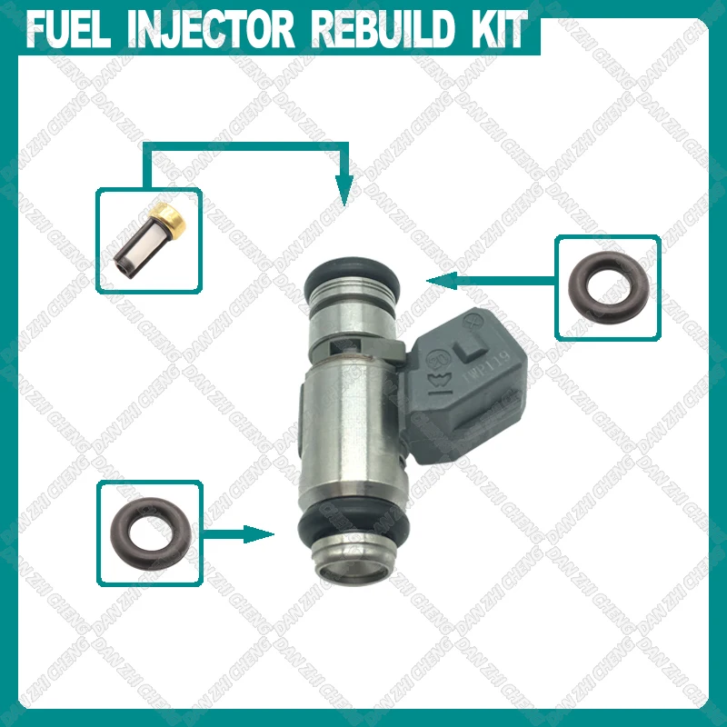 

Filters Orings Seals Grommets Fuel injector service kit filter for FIESTA MK5 KA MK1 1.3L 8v 96-10 IWP-119 02N1U9F593KA