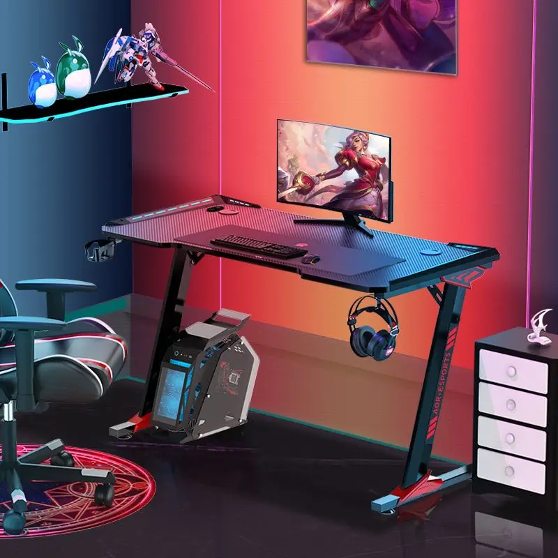 

Computer Gamer Desk Home E-sports Escritorio Bedroom Room Desks Simple Modern Bureau Student Mesas Rental Table for Laptop Mesa