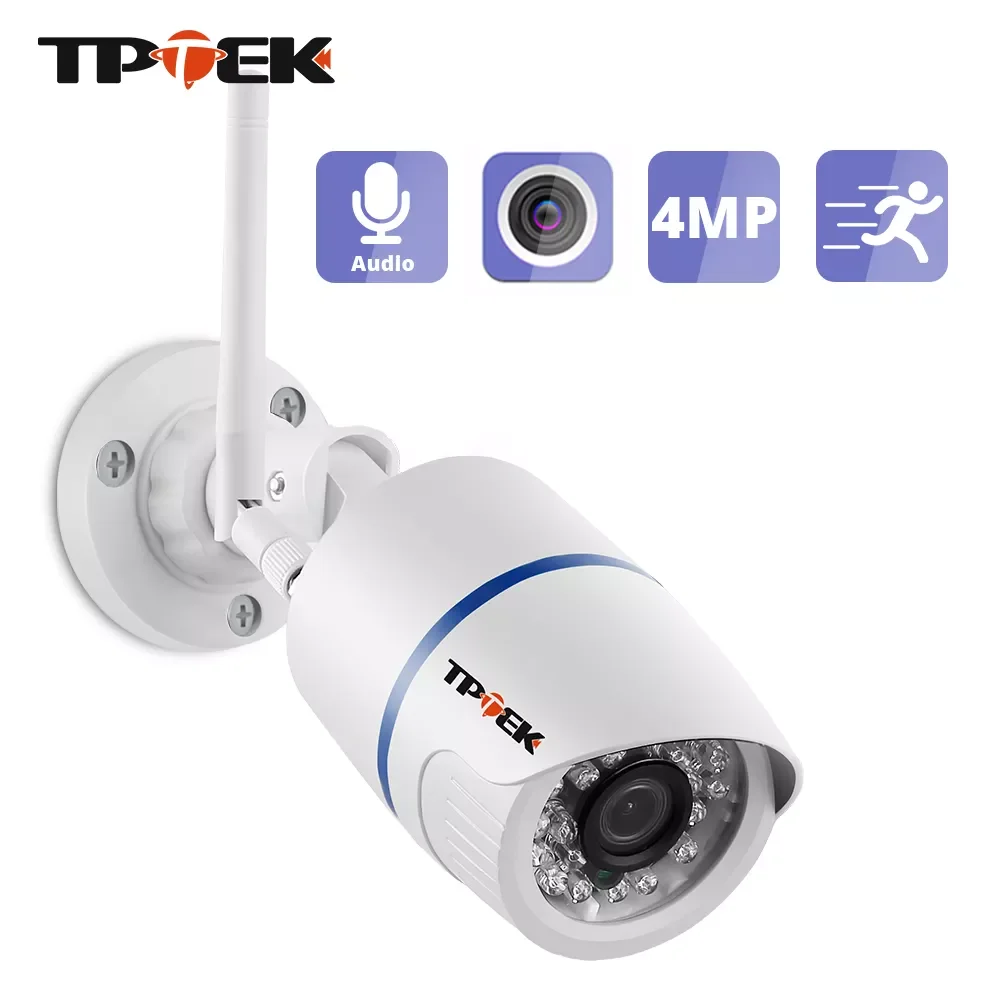 

2023New 4MP 1080P IP Camera Outdoor WiFi Home Security Camera Wireless Surveillance Wi Fi Bullet Waterproof IP Video HD Camara C