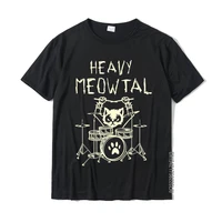 heavy duty meowtal cat metal music gift creative fun pet owner t shirt latest print top shirt t shirt boy geek