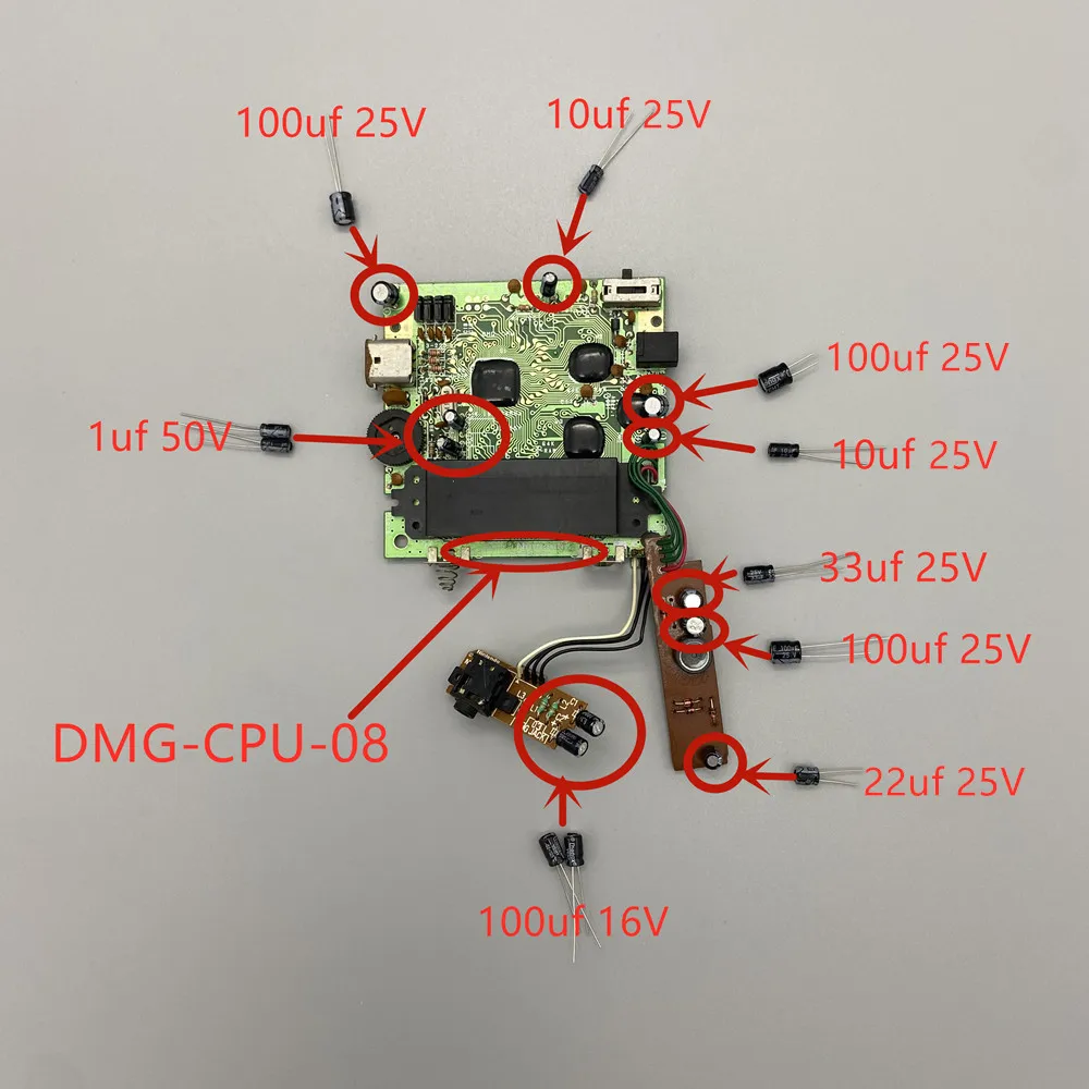 Конденсатор для Gameboy классический ГБ DMG
