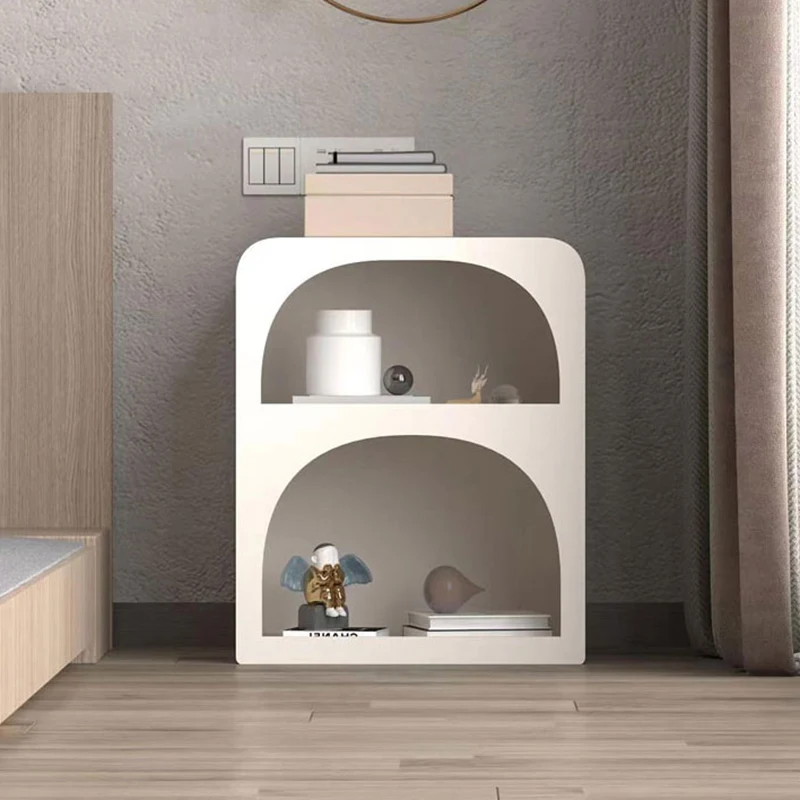 

Aesthetic Storage Small Nightstands Bedroom Dresser Narrow Wooden Bedside Table Filing White Szafka Nocna Home Furniture XY50BT