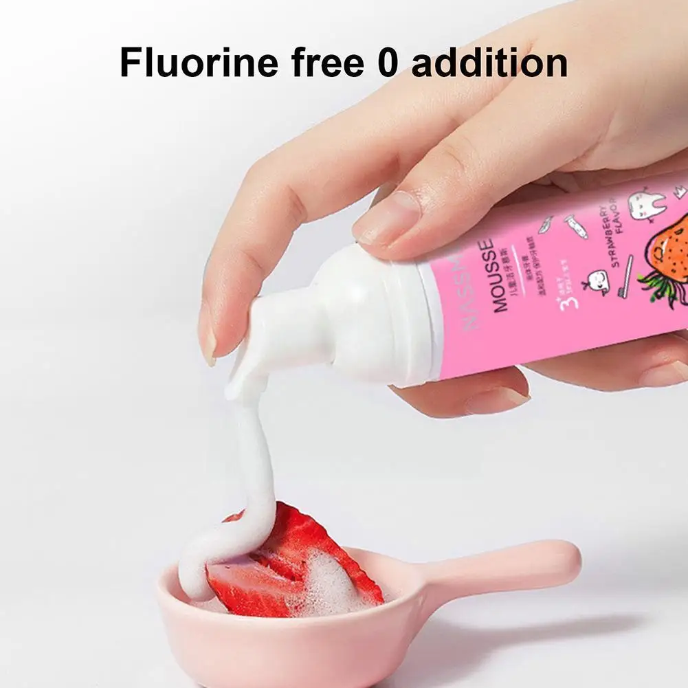 

60 мл семейный чистый мусс для ухода за зубами Пенообразователь для полоскания рта Чистка зубная паста пена для зубов для детей N0e5