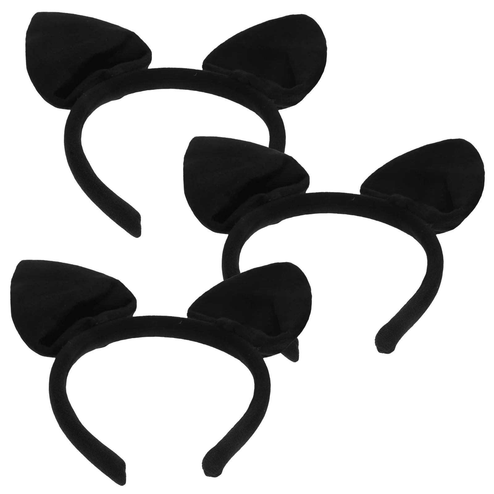 3 шт. украшение для волос с ушками животных повязка на голову летучей мыши повязки
