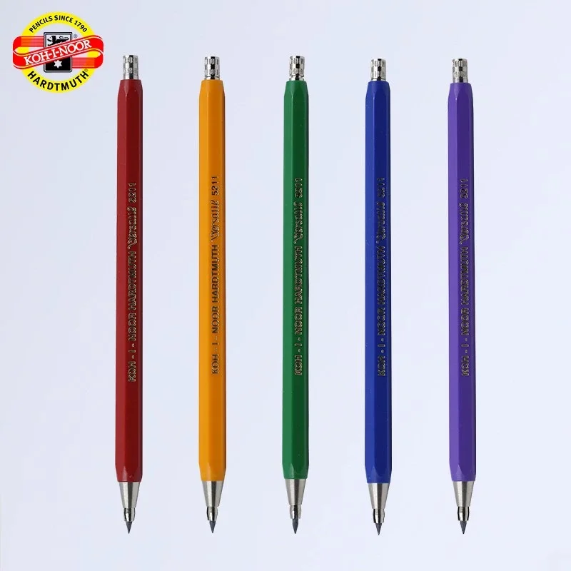 

KOH-I-NOOR 2.0mm Plastic Rod Mechanical Pencil 5211 For Drafting Engineering Hand Sketching 5 Pcs/Lot