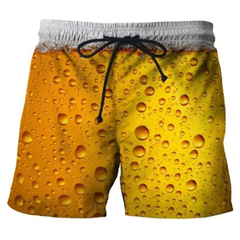 Крутые пляжные мужские шорты с 3D принтом для тренажерного зала модные Гавайского