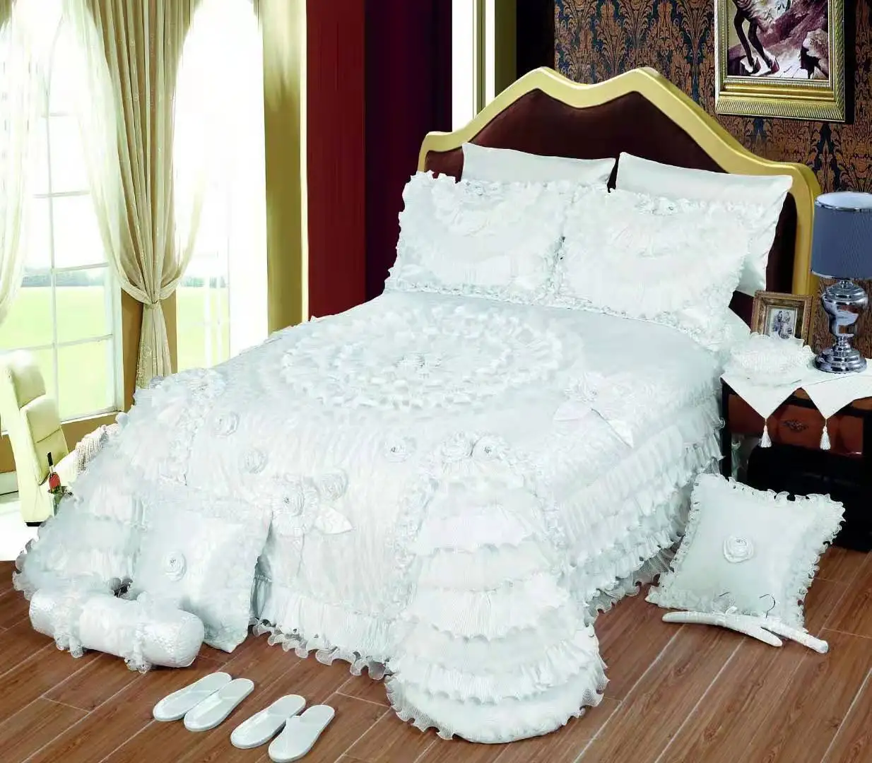 Home Designer Luxury Quilts Bedding Custom Size Beds Pread Bedspread images - 6