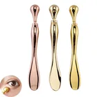 Аппликатор для крема для век, 1 шт., из металлического сплава, лопатка для смешивания крема для век, лопатка против морщин, для глаз, палочки для массажа ложка, инструменты для ухода за кожей