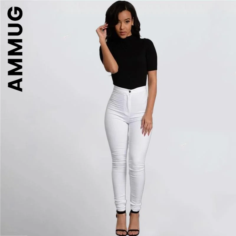 

Брюки Ammug новые брюки женские винтажные пикантные качественные офисные женские мягкие корейские эластичные джинсовые узкие брюки шикарные...