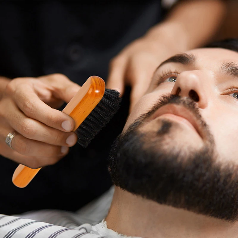 

Мужская щетка для бритья бороды с щетиной кабана