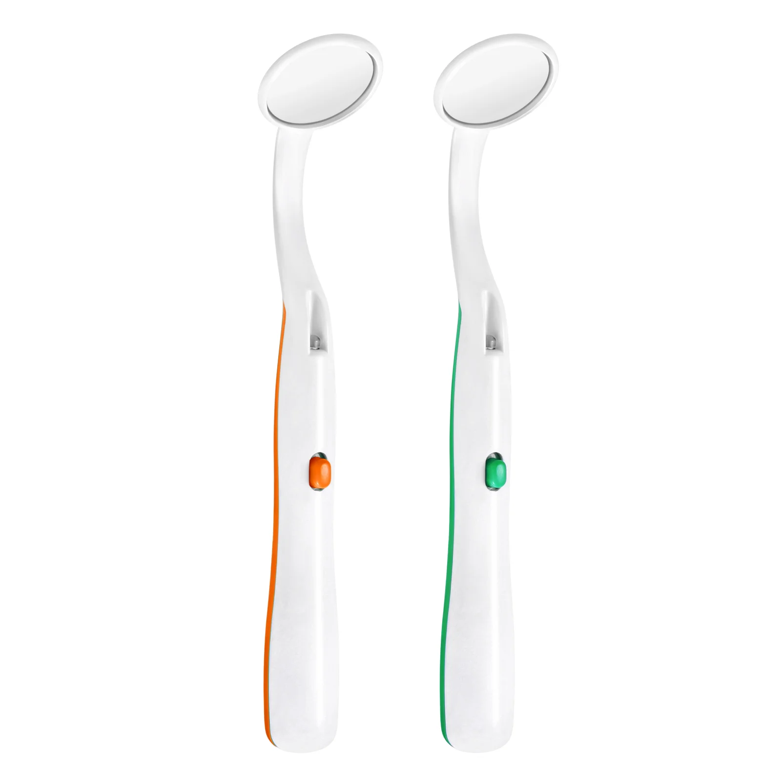 

Mirror Mouth Inspectionoral Teeth Care Diagnostic Cleaning Handle Use Home Dentist Toolangle Curve Fog Anti Lighted Led Light