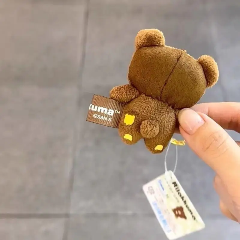 Фото Новый кавайный мультфильм Rilakkuma плюшевая кукла кулон брелок украшение для рюкзака пара милые детские игрушки Рождественский подарок для девочек №2