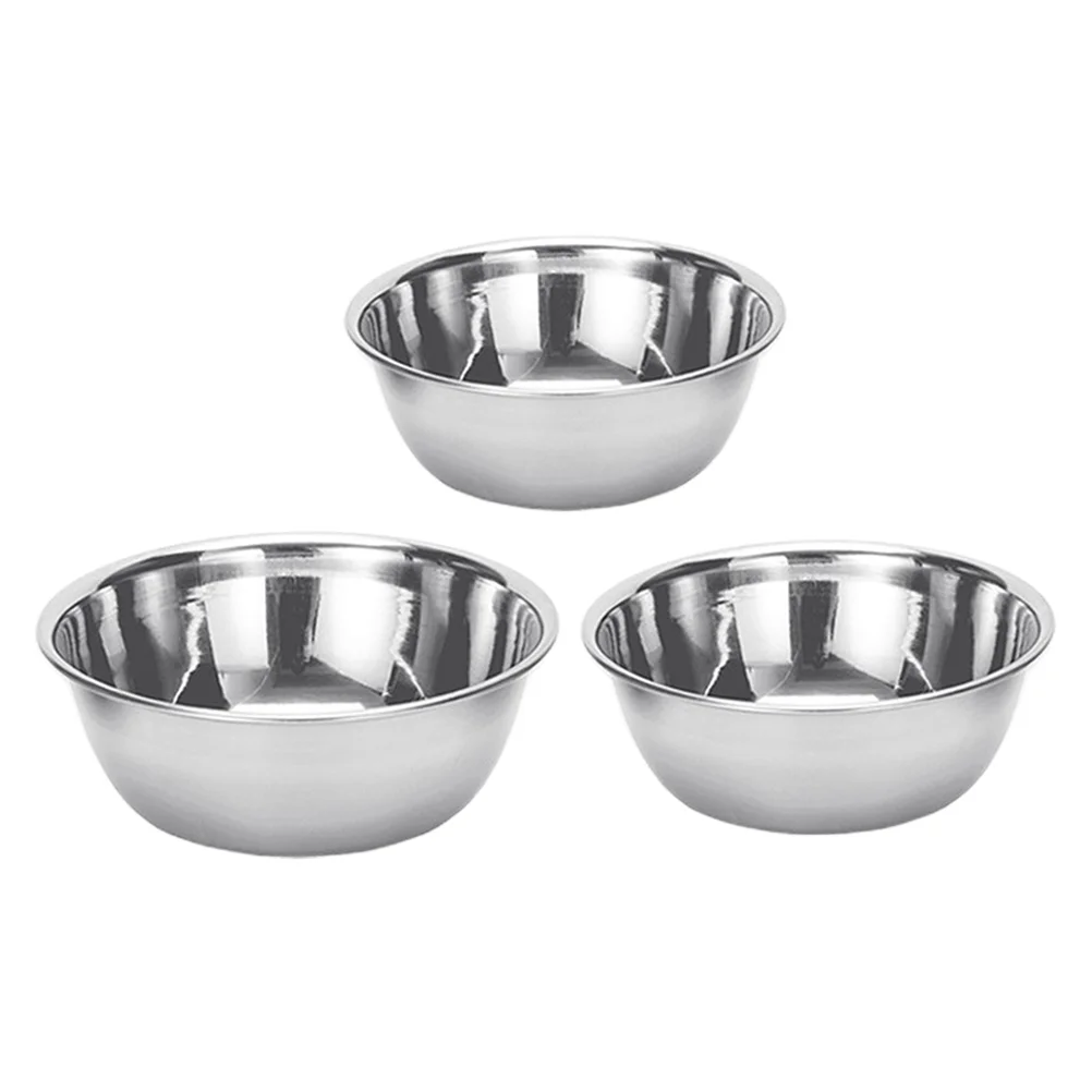 

Bowl Bowls Salad Metal Steel Serving Fruit Mixing Feeding Cereal Dipping Sushi Desert Soup Toddlers Cup Baking Noodle Noodles