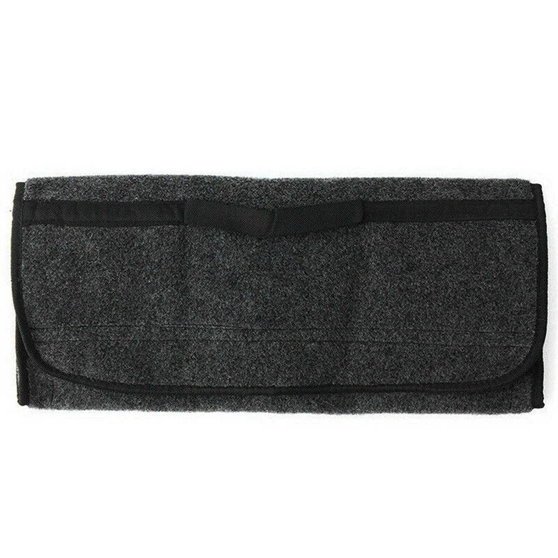 

Gray Storage bag Accessories Auto Box Cargo Felt cloth Foldable Luggage