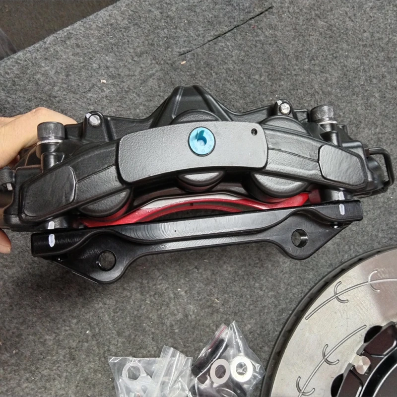 OEM стальной поршень GTS 6 тормозной комплект суппорта переднее колесо с роторами