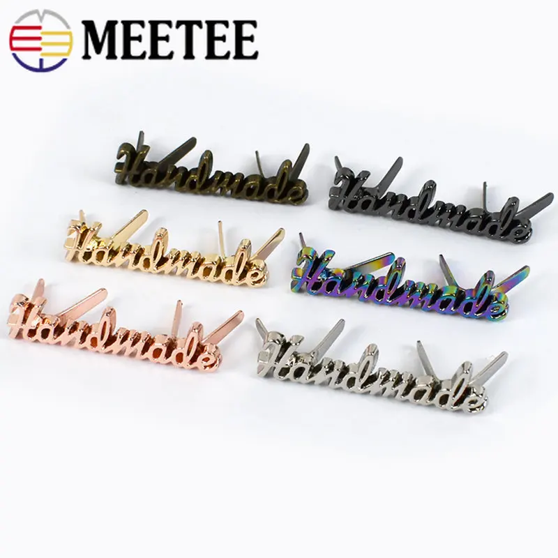 

5/10/20Pcs 10x35mm Metal Bag Tag Label for Handbag Purse Bags Handcraft Decor Labels Buckles DIY Sewing Hardware Accessories