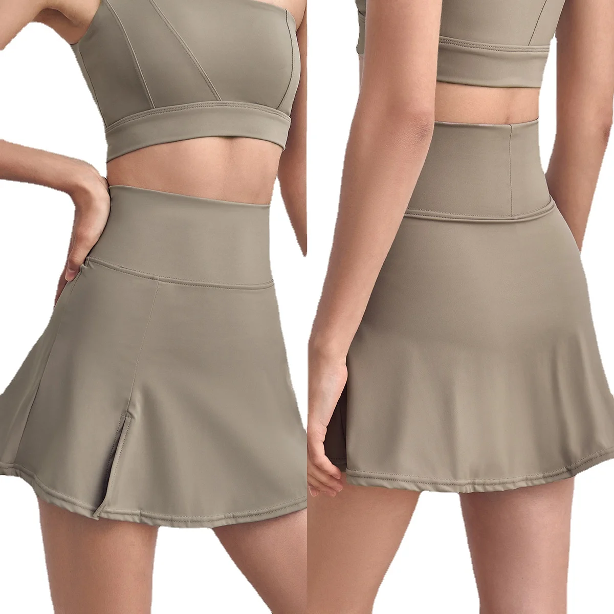 Spring and summer new yoga clothes short skirt ultra-short mini culottes running fitness tennis anti-slip sports skirt